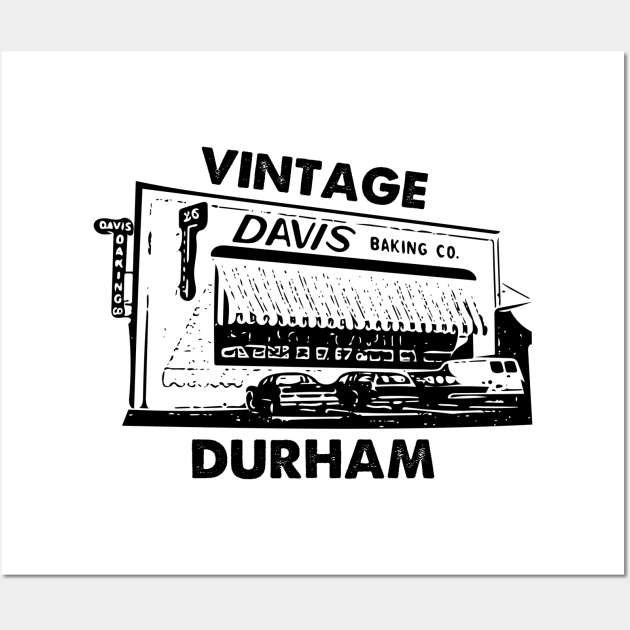 Davis Baking Company Vintage Durham North Carolina Wall Art by Contentarama